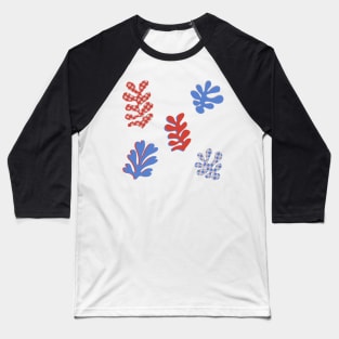 Matisse Inspired Cut Outs Baseball T-Shirt